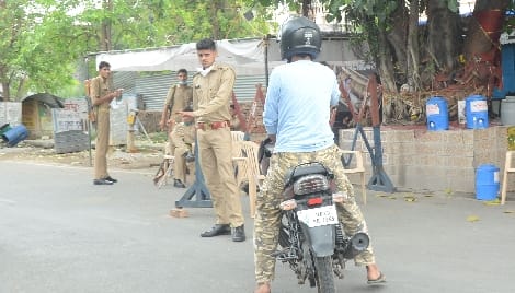 Police increased rigor in Rampur Garden, if infection spreads even a little