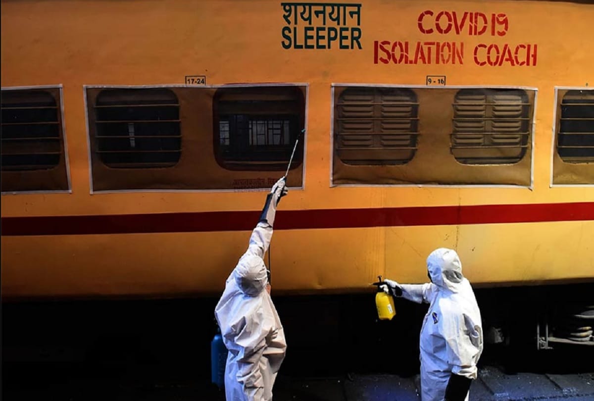 Raiway deloyed covid coaches at 17 stations of seven states