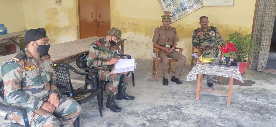 NCC cadets explained how to follow social distancing