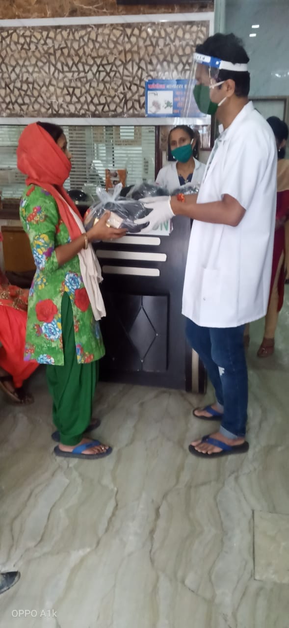 Helped 17 needy families