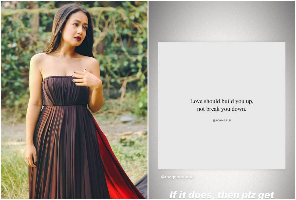 Neha Kakkar Share Image and Gives Relationship Advice To Her Fans