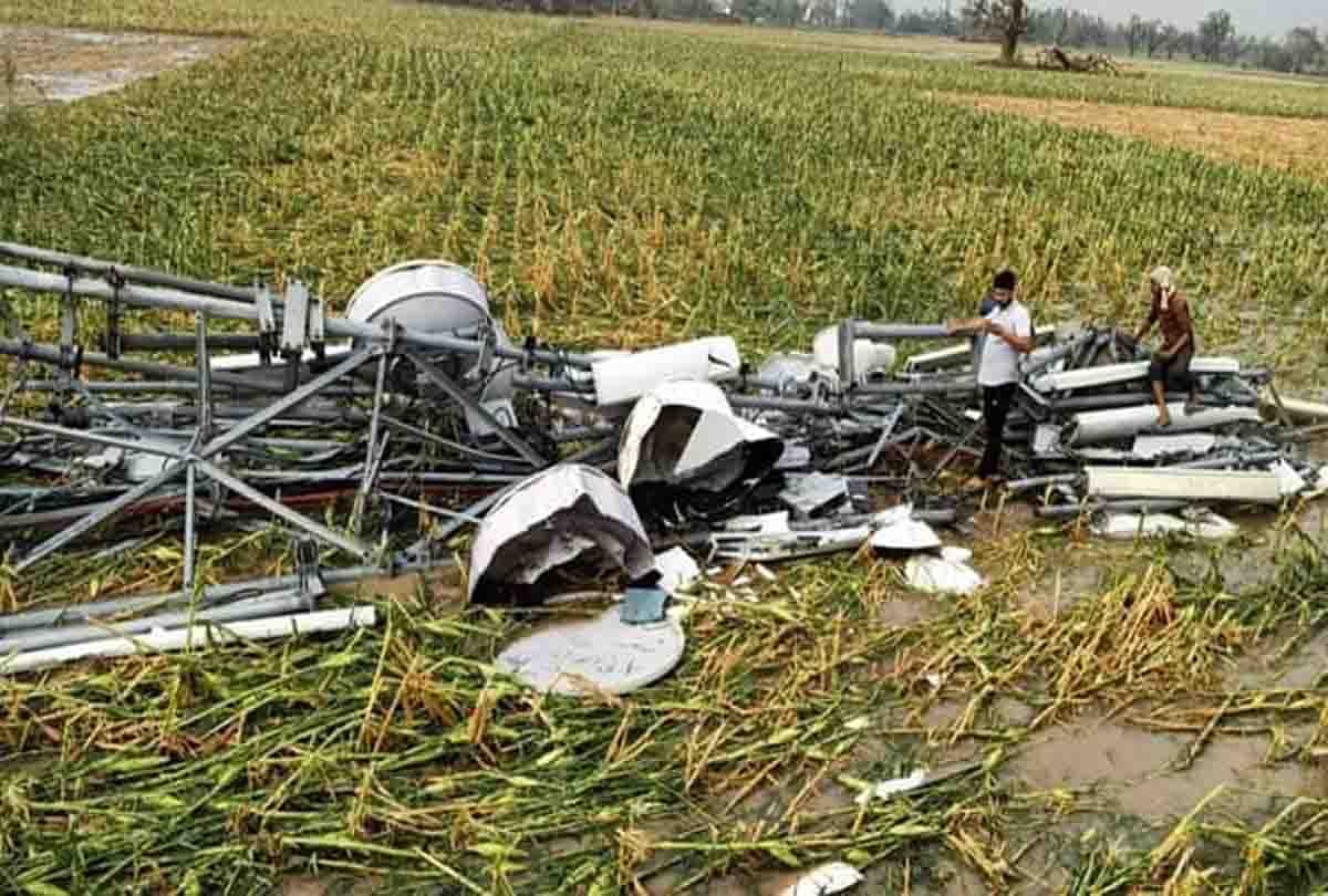 Kanpur: Crops were destroyed due to severe hail
