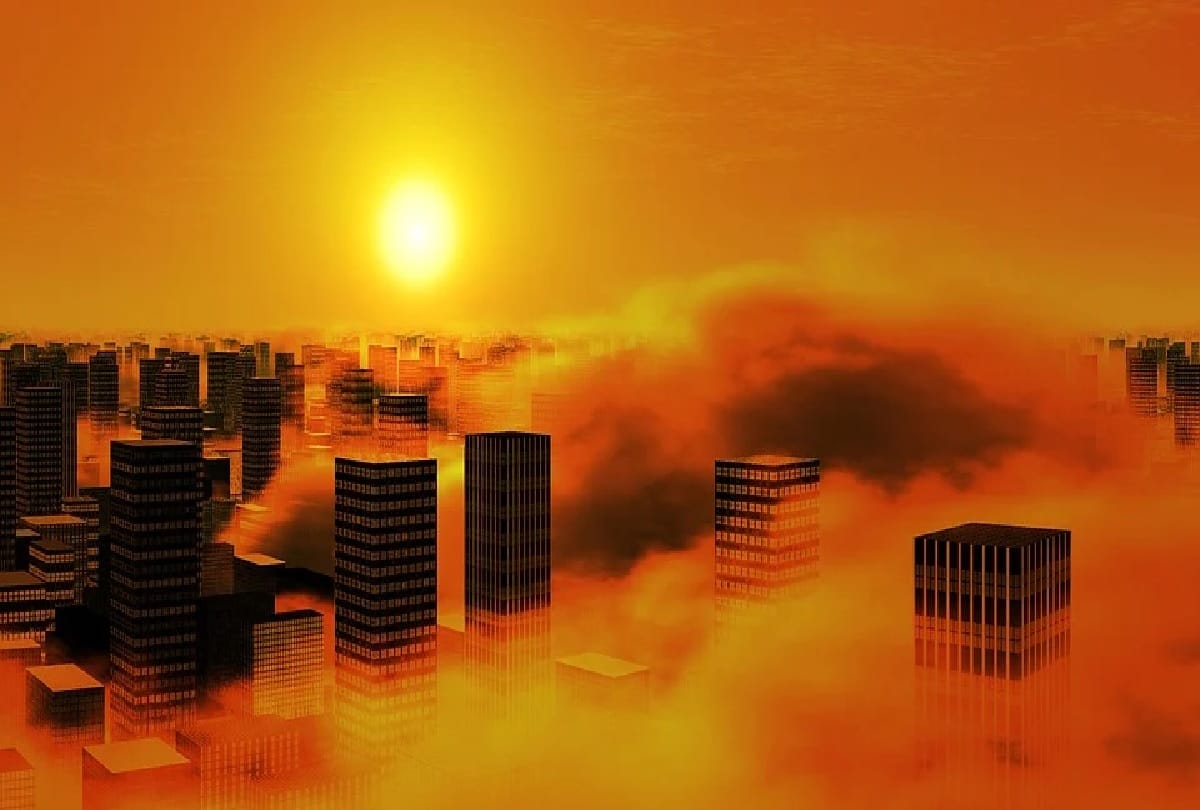 Pollution increasing in residential area, Less in industrial area