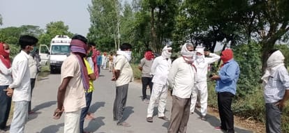 Pratapgarh: the family ran away after the death of the young man, the dead body remained unclaimed overnight.