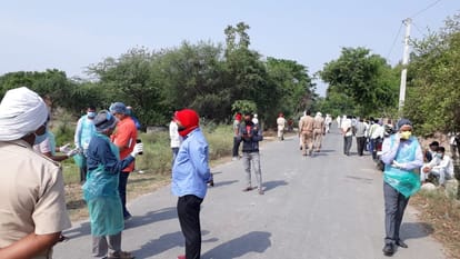 Pratapgarh: the family ran away after the death of the young man, the dead body remained unclaimed overnight.