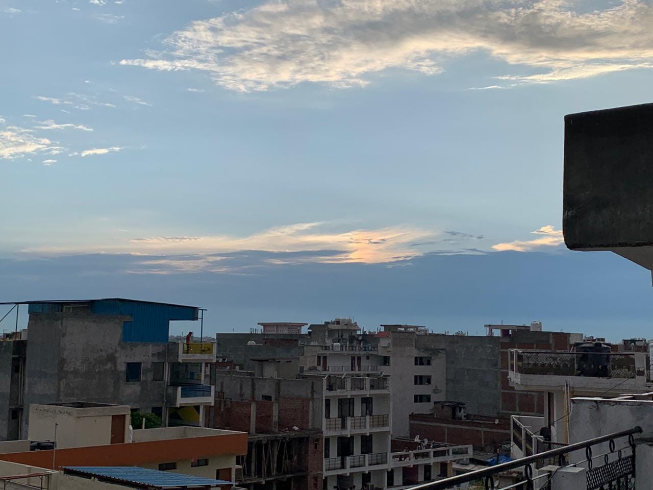 Some best picture of Delhi NCR Rain including Rainbow on last day of may2020