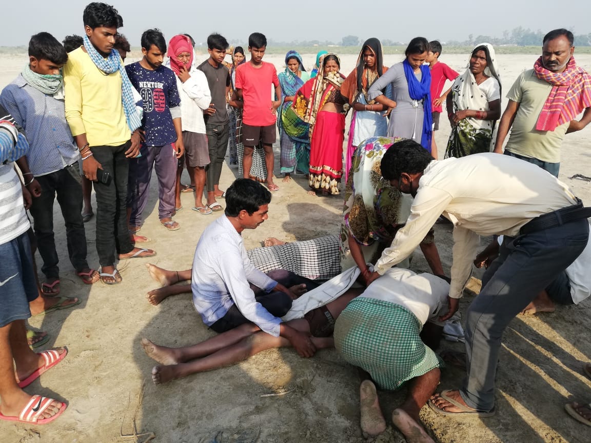 Three drowned in ganga river in ghazipur