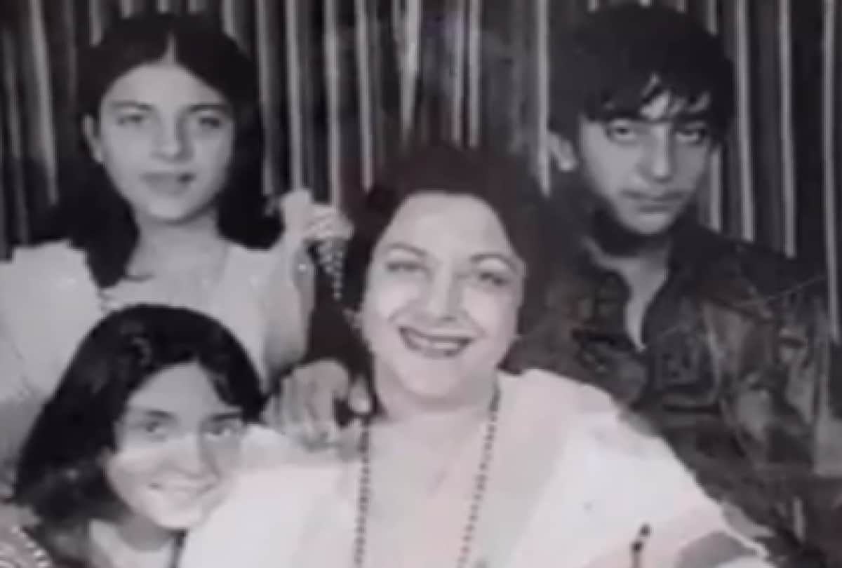 nargis birthday sanjay dutt share video and emotional post with family