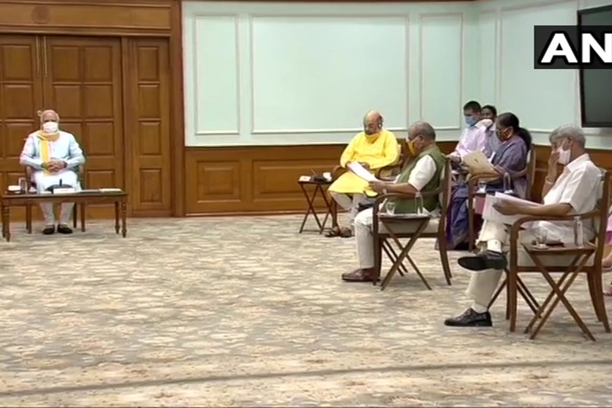 PM Narendra Modi chaired Union Cabinet meeting, earlier today. This was the first meeting of Union Cabinet after Central Government entered into its second year in office.