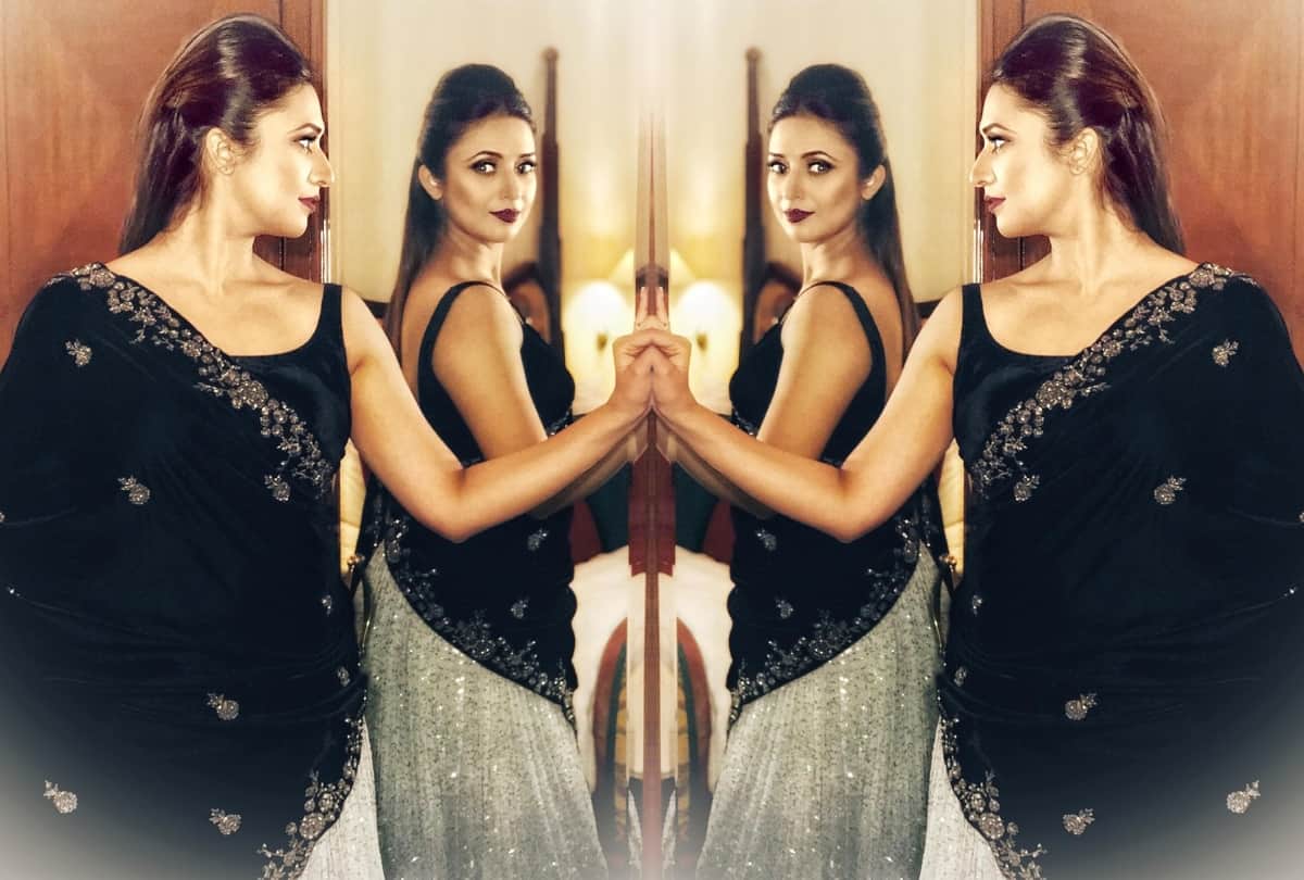 divyanka tripathi look beautiful in her shimmery silver lehenga throwback pic