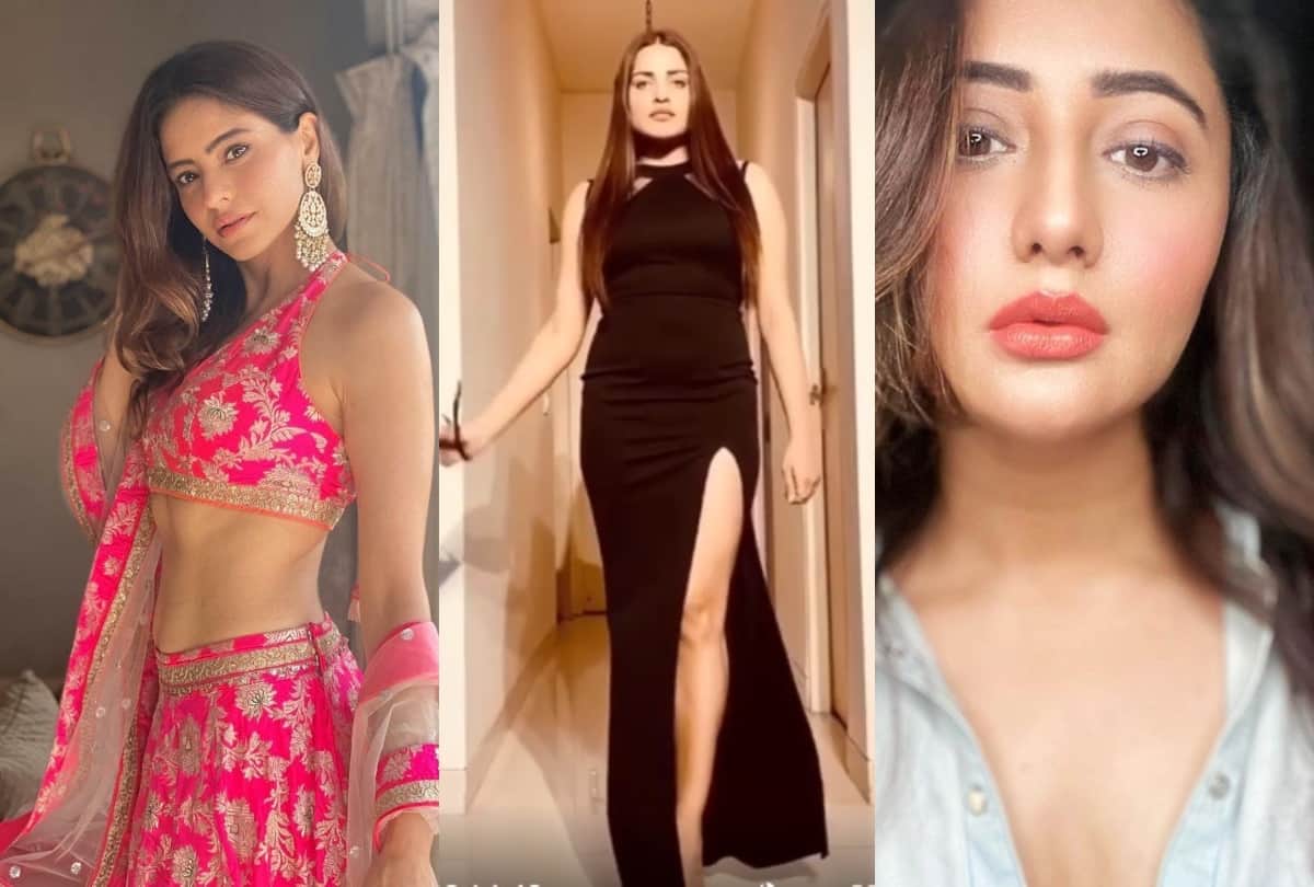 latest glamorous look tv celebs monalisa himanshi khurana hina khan and many more