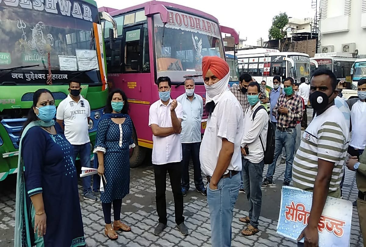 HRTC restarts bus services in lockdown 5 but dont get much passengers