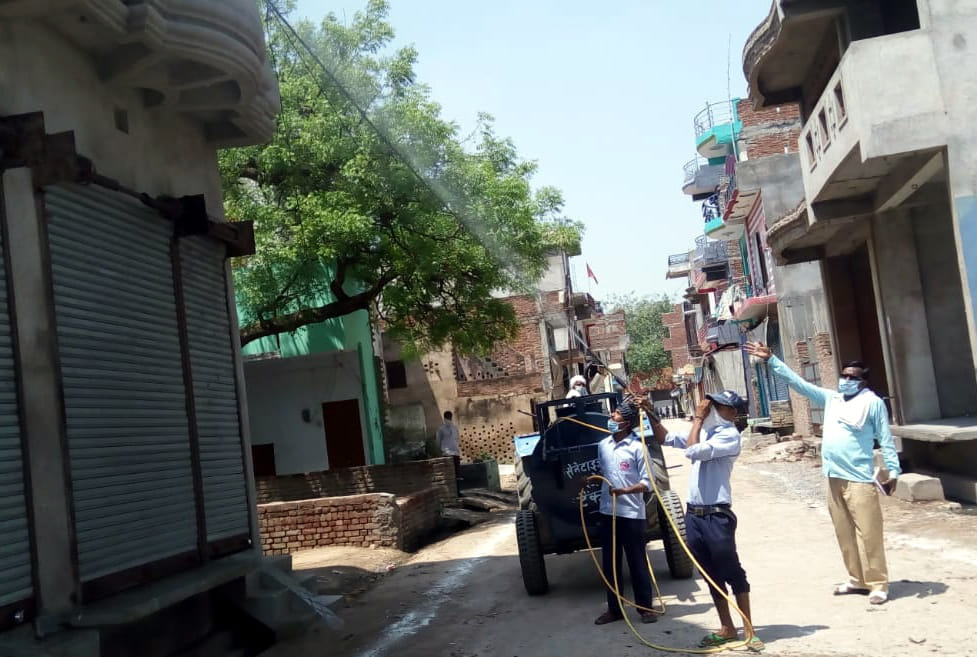 Municipality sanitizes hotspot