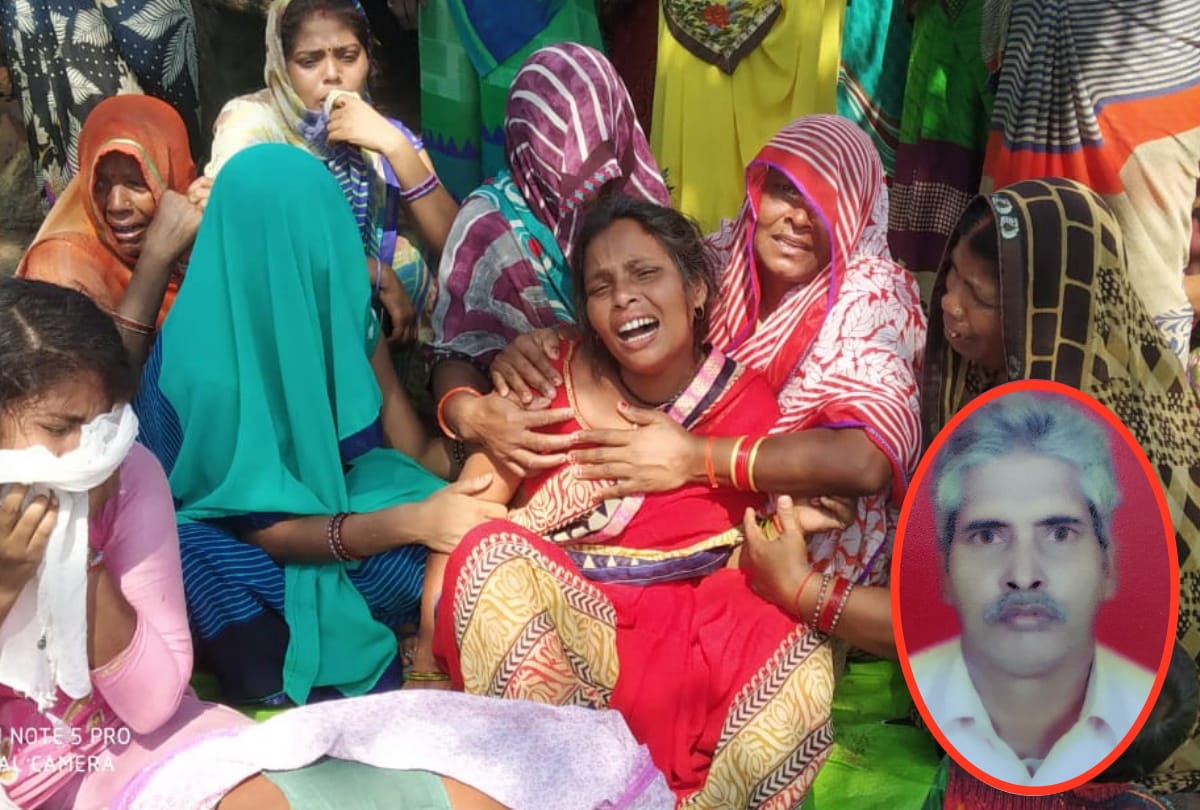 man died after falling tree in storm and rain maharajganj weather changed