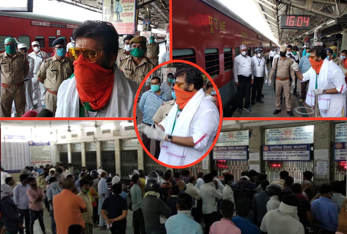 Gorakhdham Express departed from gorakhpur railway station platform number two