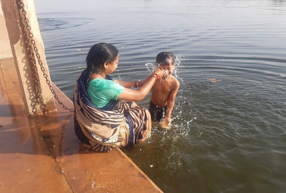 Ganga Dussehra Snan Puja in Lockdown Kasganj News