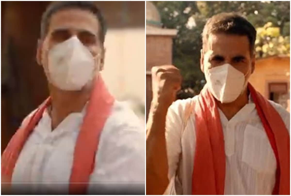 akshay kumar to photographer put mask on nose video goes viral