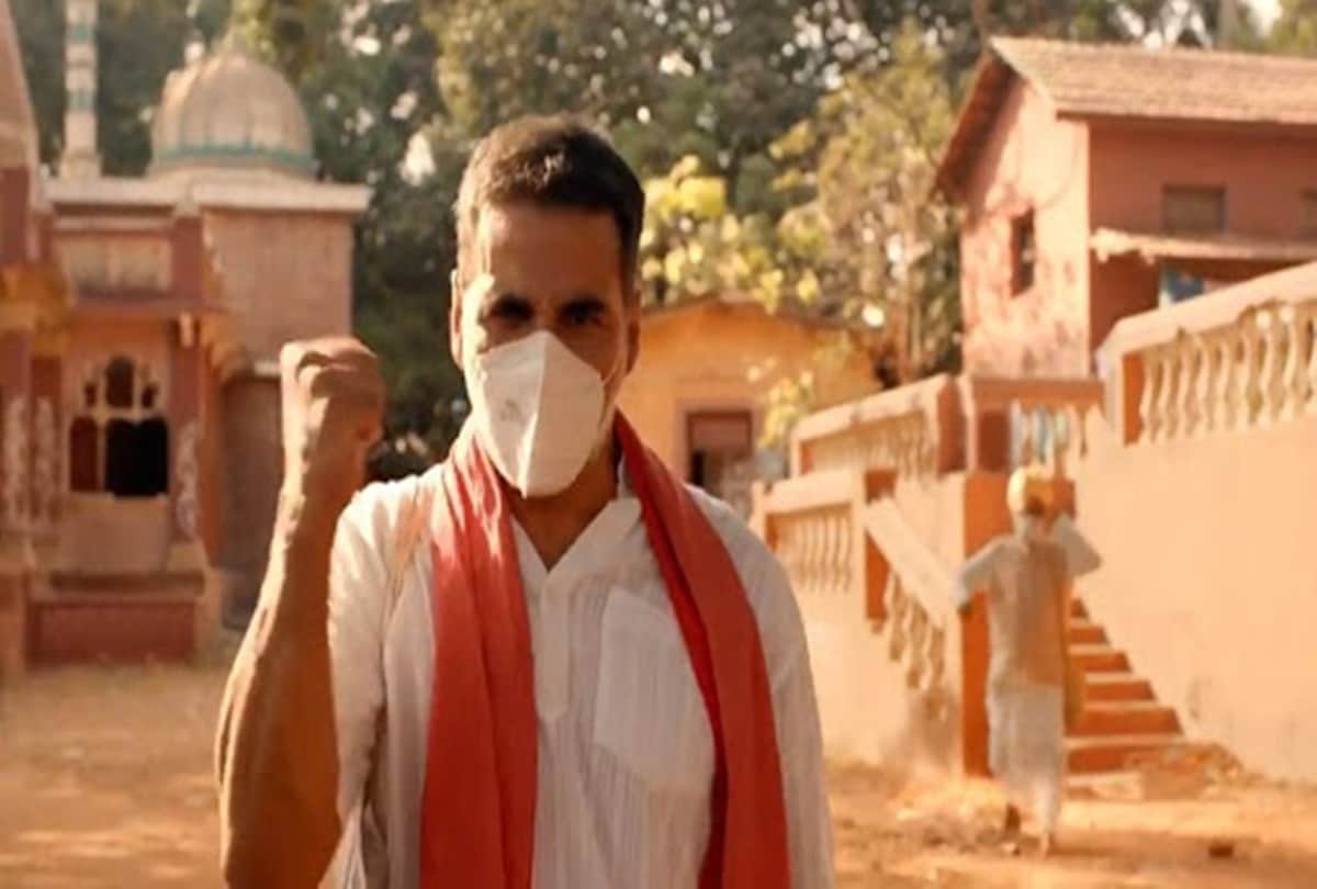 akshay kumar to photographer put mask on nose video goes viral