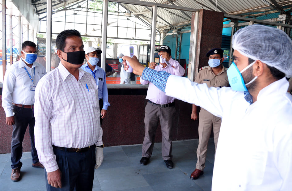 Special passenger train reached the station after two months