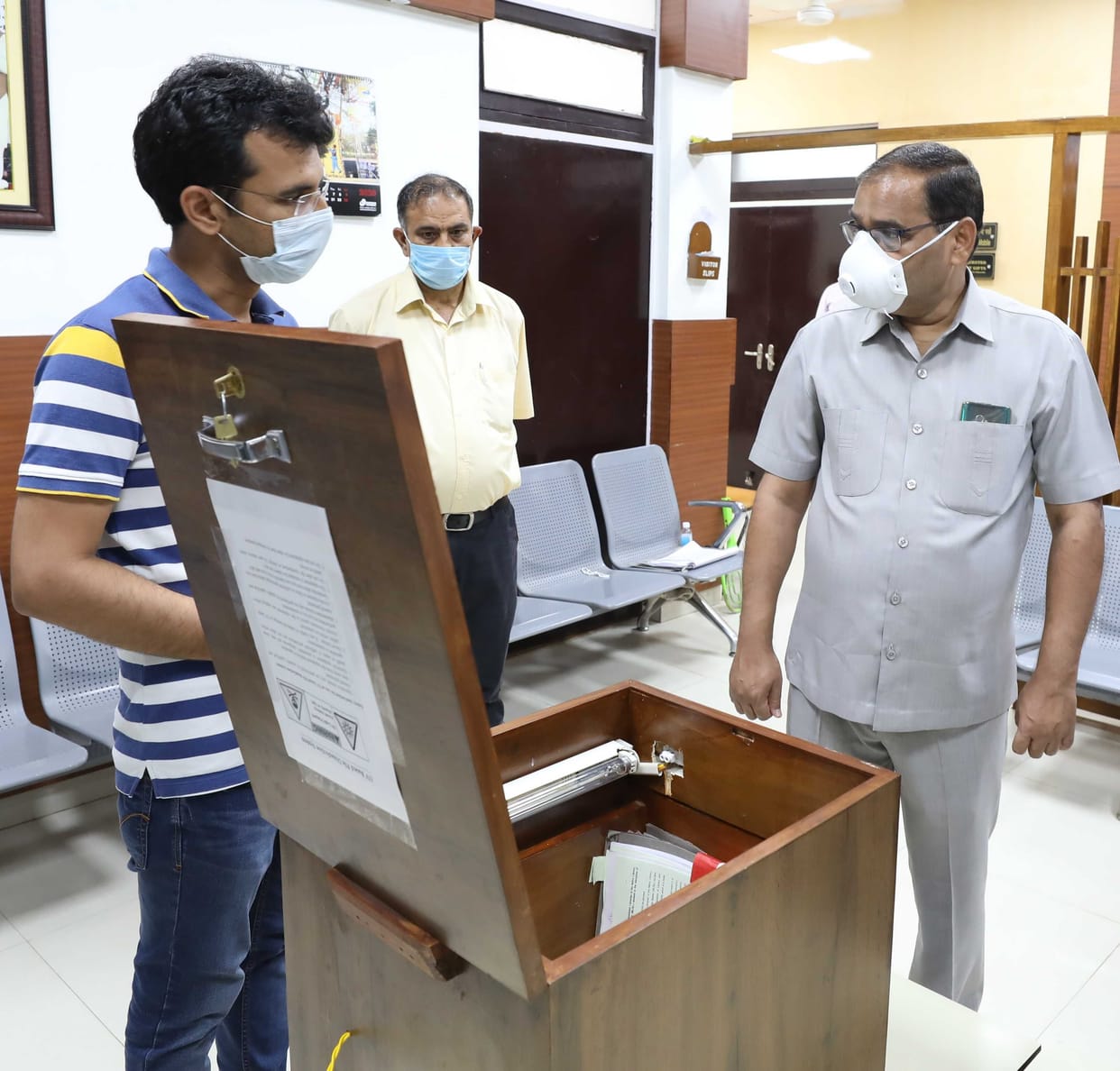Equipment will disinfect documents in 10 minutes