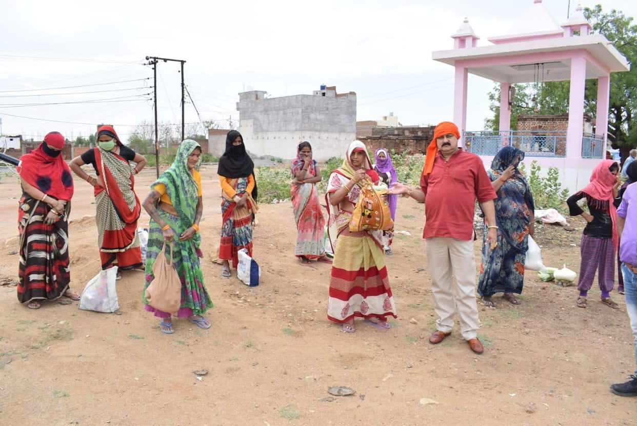 Needy people help