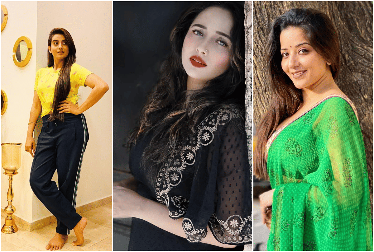 Top Bhojpuri Actress Akshara Singh Monalisa Rani Chatterjee Amrapali Dubey Kajal Raghwani