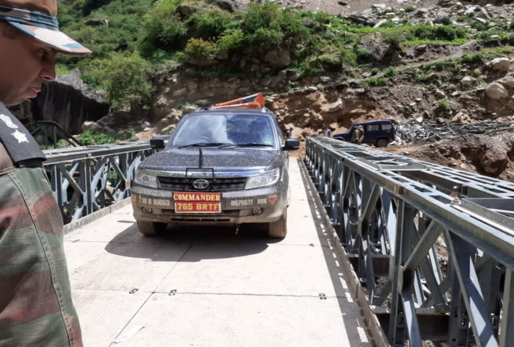 Bailey bridge of 100 feet ready on Indo china Road, Kailash mansarovar yatra will easy