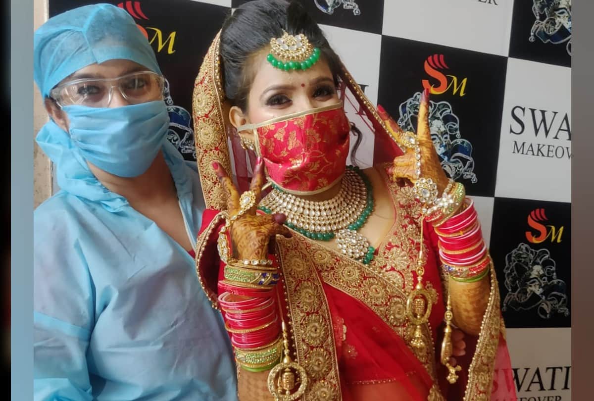year ender 2020 matching bridal mask is the hottest fashion trend this year