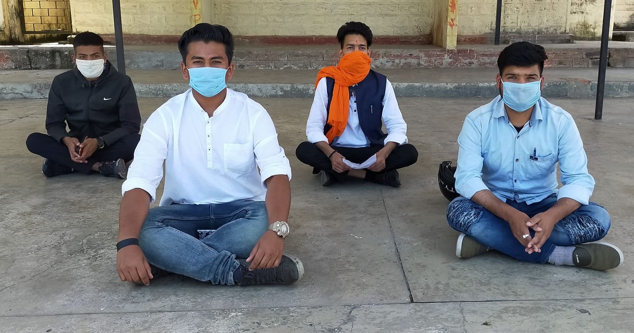 Students demonstrated in SSJ campus