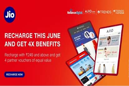jio 4x benefits offer