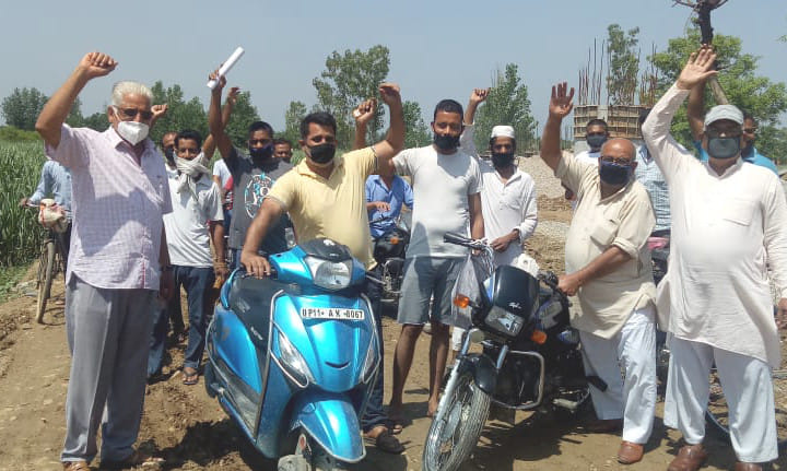 Villagers agitated for not providing alternative route