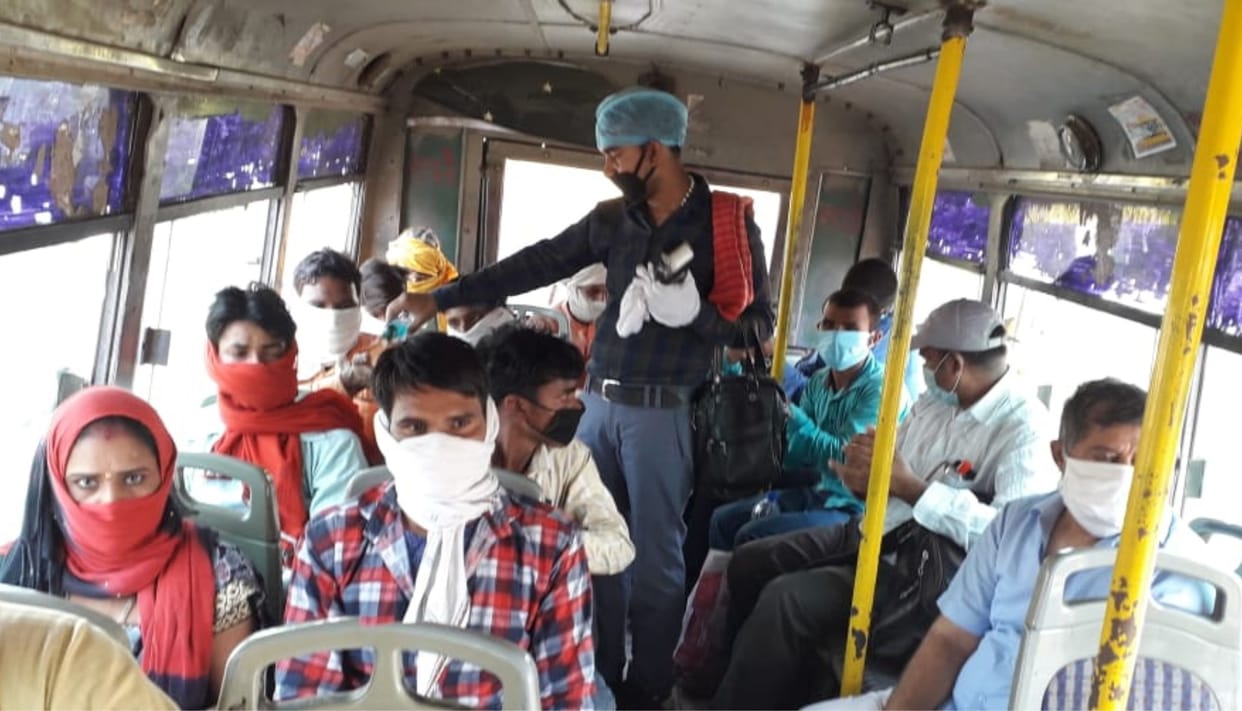 jnurm bus, kosi, paisenger, mathura