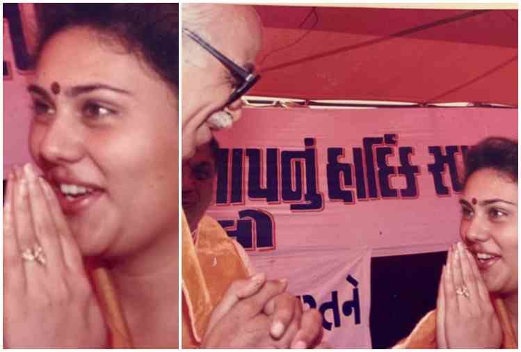 ramayan sita aka dipika chikhlia share major throwback photo with lal krishna advani