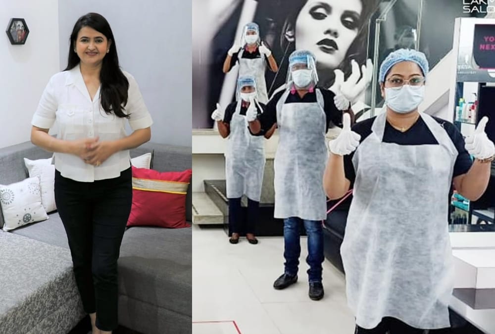 makeover of salon and parlour in lucknow