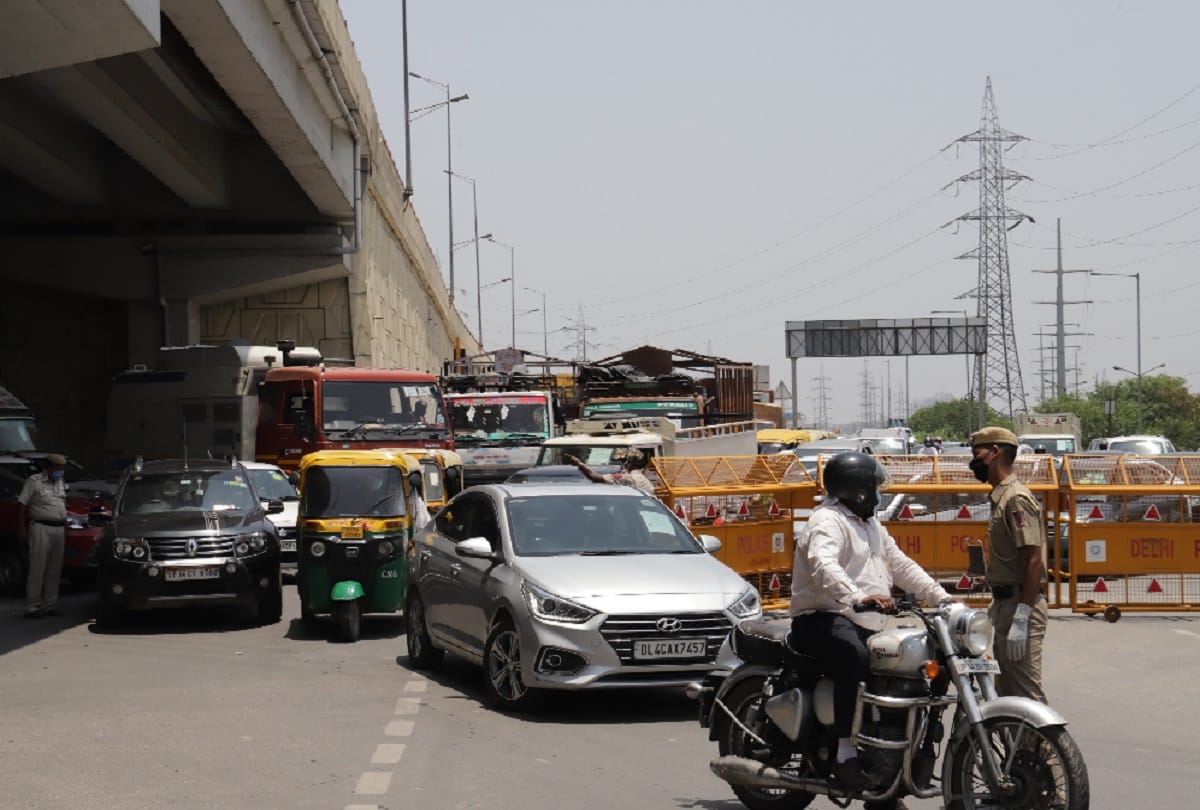 Confusion in the morning, all borders sealed by evening, millions of people upset at delhi border