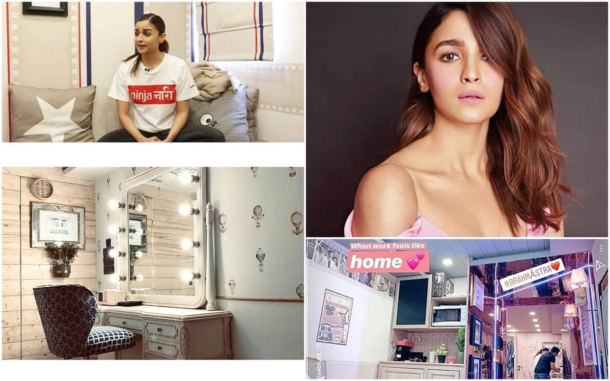 Alia Bhatt luxury vanity van INSIDE Photos See Here