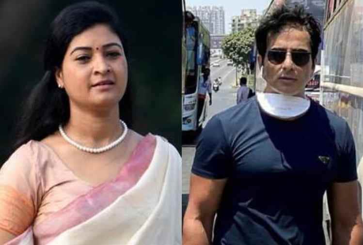bjp mla rajendra shukla tweet to sonu sood for migrant help alka lamba takes