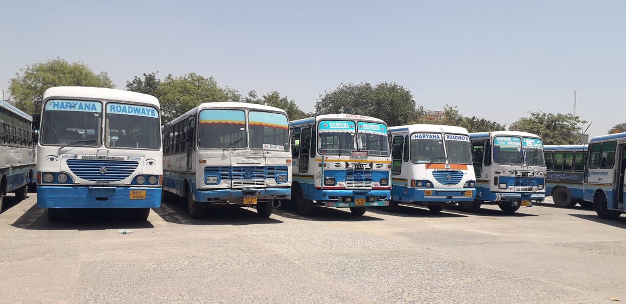 Roadways are not getting passengers, Narwana took bus with two passengers