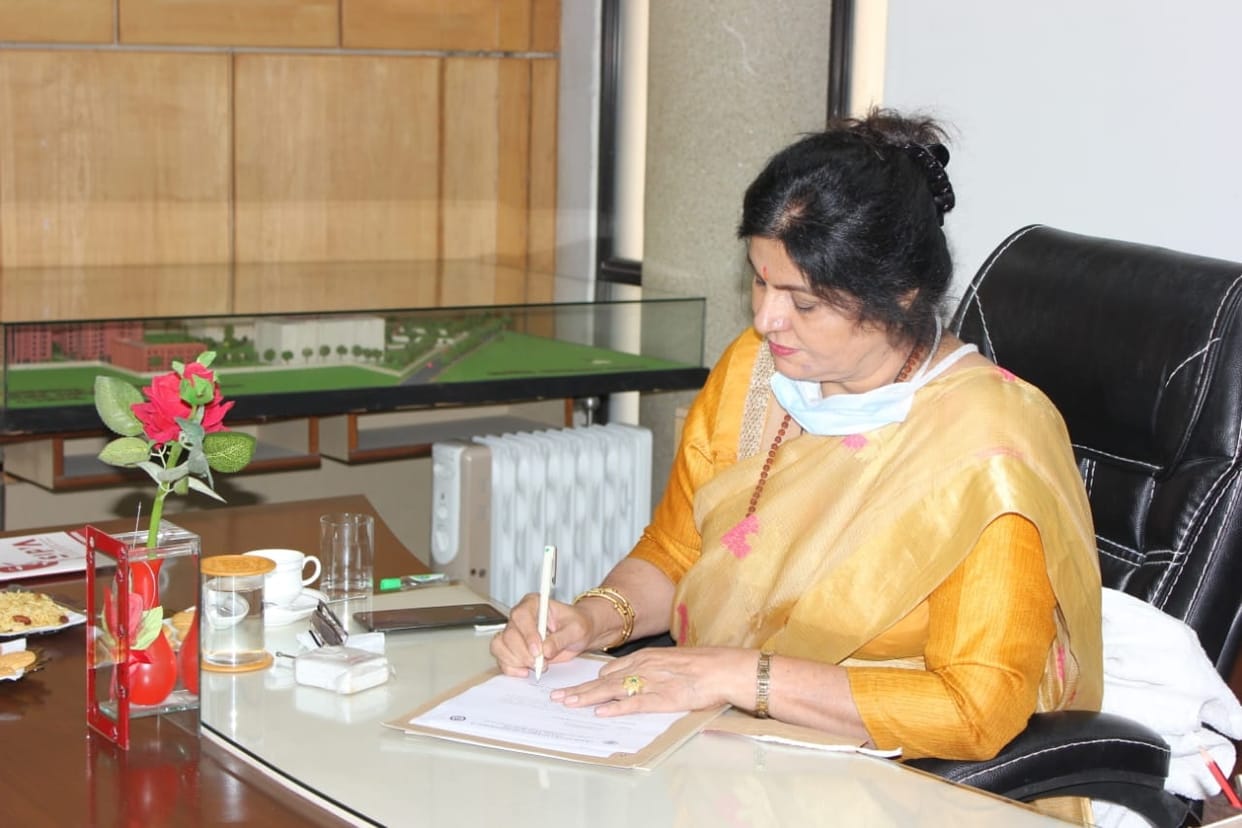 Kiran Kamboj became the registrar of Supwa