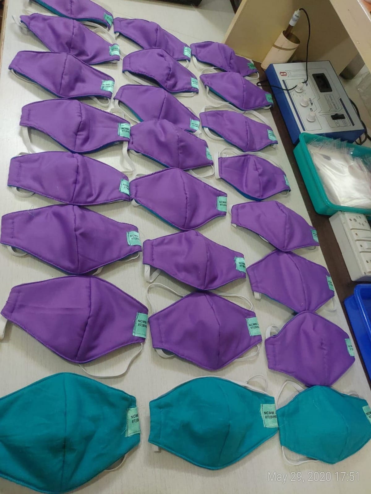 Cotton mask double layer and N95 mask using for safety from corona infection