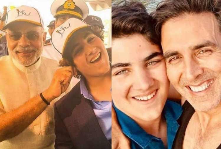 akshay kumar son aarav with pm narendra modi here his unseen photos