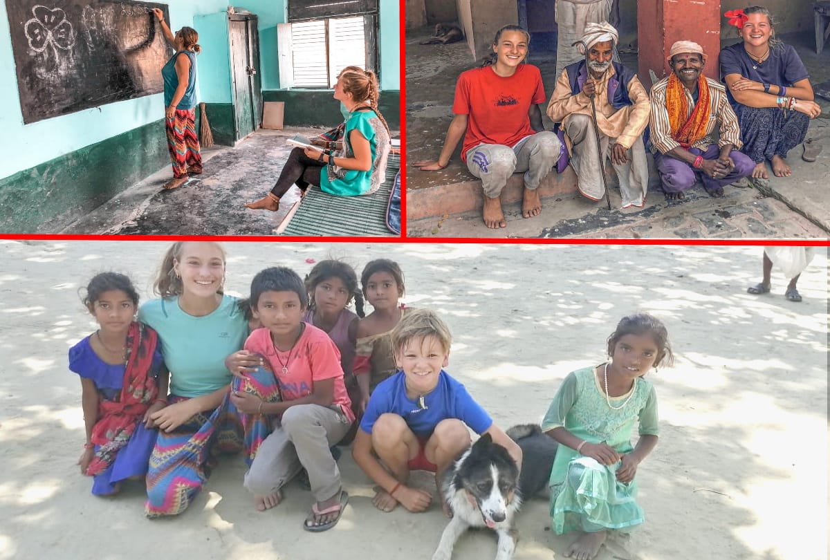 French family reached Maharajganj by visiting Uttarakhand religious place