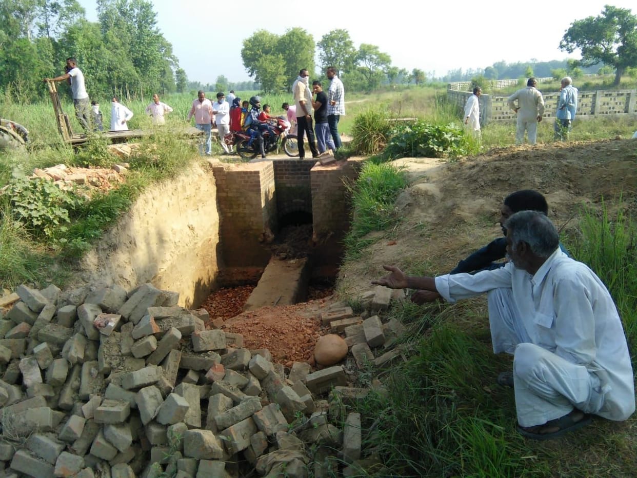 Widening of Nahtaur Minor culvert started at Padlimandu