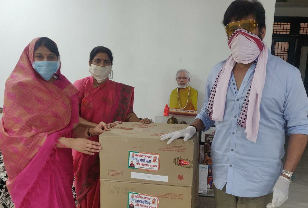 Sanitary pads will be distributed to women in Gorakhpur By BJP MP ravi kishan