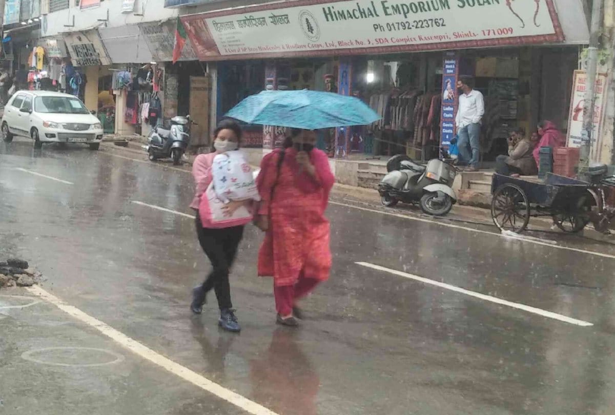 heavy rainfall and hailstorm warning for three days in Himachal, Yellow-Orange alert issued