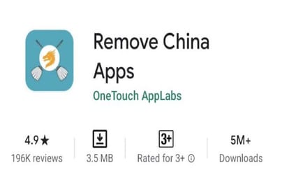 Remove China Apps