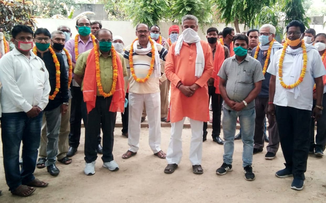 roadways staff regarded by bjp workers