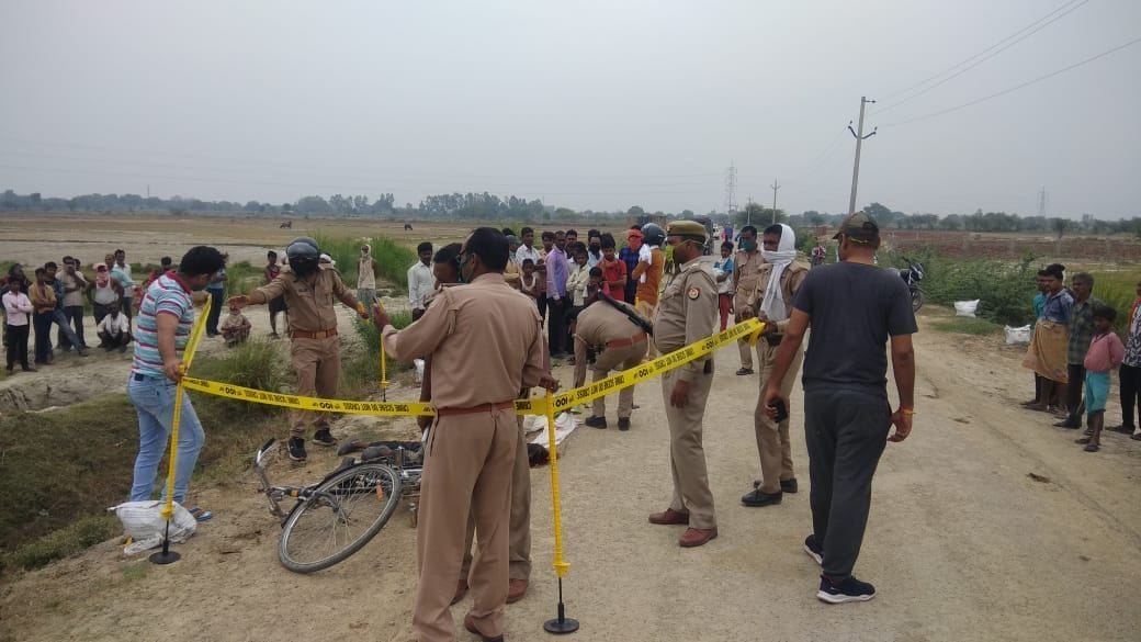 Tractor crushes farmer riding bicycle, dies