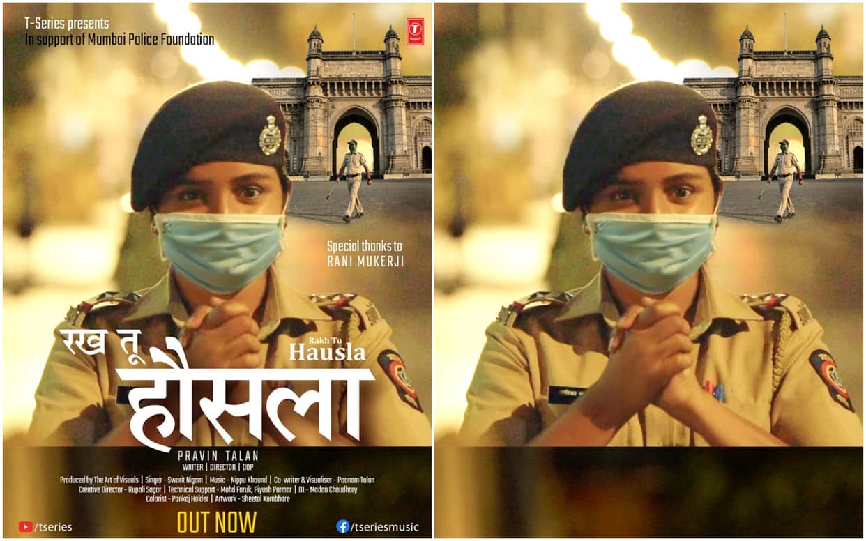 Rani Mukerji salute efforts of Mumbai Police in a song video titled Rakh tu hausla