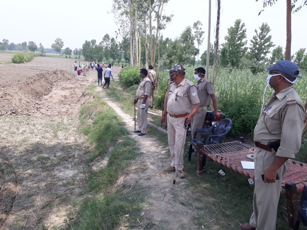 Illegal removal done on government land in village Telipura Titpal